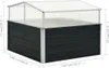 vidaXL skleník antracit 100x100x77 cm pozinkovaná oceľ Náhľad obrázku produktu 6