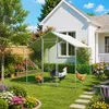 Hühnerstall Hühnerhaus Geflügelstall 2x2x2m Freilaufgehege Produktbild-Vorschau 1
