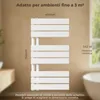 S'AFIELINA 762x400mm radiatore bagno design radiatore Anteprima dell’immagine prodotto 2
