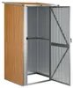 vidaXL Gartenhaus Braun 118,5x97x209,5 cm Verzinkter Stahl Produktbild-Vorschau 3