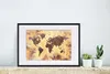 MuchoWow® MuchoWow® Gerahmtes Poster Weltkarte - Glitter - Produktbild-Vorschau 4