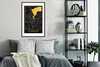 MuchoWow® Gerahmtes Poster Flensburg - Gold - Stadtplan - Produktbild-Vorschau 2