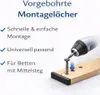 Doppel Federleistenrost 140x200 cm – 2× 70x200, 32 Produktbild-Vorschau 4