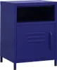 vidaXL Nachttisch Marineblau 35x35x51 cm Stahl Produktbild-Vorschau 2