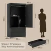 Kleiderschrank BEALIFE 90x50x180 cm mit Kleiderstange & 2 Produktbild-Vorschau 2