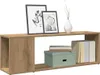 vidaXL TV skrinka Artisan dub 100x24x32 cm materiál na báze Náhľad obrázku produktu 2