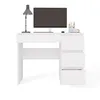 Mijas Laptop Desk Rechts Matt Weiss 4 Schubladen Produktbild-Vorschau 1