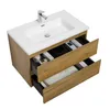 A bathroom vanity with a sink and drawers, shown against a white background. Anteprima dell’immagine prodotto
