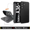 Für Samsung Galaxy A36 5G - Schwarz Silikon Schutz Hülle + Produktbild-Vorschau 1