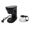 A black coffee maker and its glass carafe are displayed against a white background. Produktbild-Vorschau