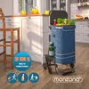 MONZANA® 3in1 Einkaufstrolley 56L bis 50 kg klappbar Produktbild-Vorschau 2