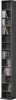 A tall, narrow, dark gray CD shelf unit filled with CDs. Náhľad obrázku produktu