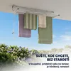 Stropní věšák na prádlo Foxydry Mini 128 cm šetří místo Náhled obrázku produktu 5