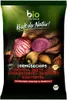 CHIPSY WARZYWNE Z PIEPRZEM CZARNYM I SOLĄ MORSKĄ BEZGLUTENOWE BIO 80 g - BIO ZENTRALE Voir les images du produit