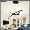 Lampa wisząca LED 2130Black- 3 pierścienie 40*60*80cm 108W Podgląd zdjęcia produktu 1
