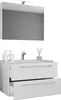 Badinos Badmöbel-Sets Spiegelschrank 80 cm Weiß. Produktbild-Vorschau 1