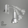 Zásuvková lampa Světlo na čtení H 22,5 cm titanové barvy Náhled obrázku produktu 5