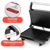 Close-up shots of a contact grill, highlighting its features. Produktbild-Vorschau