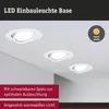 Paulmann LED Einbauleuchte Base Basisset schwenkbar Produktbild-Vorschau 5