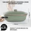 Brottrommel Maxi, oval, 6,5 l, Keramik, atmungsaktiv Produktbild-Vorschau