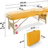 Mobile Massageliege Klappbar Massagetisch 2 3 Zonen Produktbild-Vorschau 9