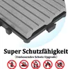LZQ 11 kusů 30x30cm WPC dlaždice, 6m2 balkonové dlaždice Náhled obrázku produktu 6