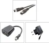 A collage of three images showing electronic accessories for a TV antenna. Podgląd zdjęcia produktu