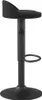 A black bar stool is shown against a white background. Voir les images du produit