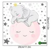 GKA Kinder Baby Nachtleuchtend Wandtattoo Elefant Mond Produktbild-Vorschau 6