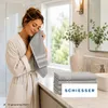 Schiesser Gästetuch Miro im 4er-Set | 100 % Baumwolle | Produktbild-Vorschau 5