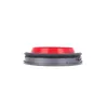 A close-up studio shot of a red and gray gasket. Produktbild-Vorschau