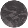 Luxus Super Soft Kunstfellteppich Pearl Anthrazit Rund, Produktbild-Vorschau 6