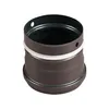 Pellet Ofenanschluss mit Dichtung Ø80 mm schwarz matt Produktbild-Vorschau 2