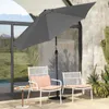 Angel Living 250cm Halbrund Sonnenschirm, Produktbild-Vorschau 9