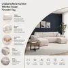 VENASI LUNA U-FORM Ecksofa mit Schlaffunktion und Produktbild-Vorschau 2