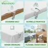 4er Set Tischtuchklammern transparent - Robuste Produktbild-Vorschau 6