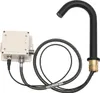 A black automatic faucet with an infrared sensor and associated control box and hoses, displayed against a white background. Náhled obrázku produktu