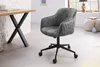 Bürostuhl EUPHORIA 47-56cm Samt dunkelgrau Produktbild-Vorschau 11