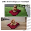 EVE Textile Hundebett Katzenbett 70x50x5 cm Rot Hundekorb Produktbild-Vorschau 6
