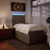vidaXL Boxspringbett mit Matratze Cappuccino-Braun 90x190cm Produktbild-Vorschau 5