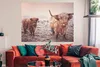 MuchoWow® Poster Schottische Highlander - Schnee - Sonne Produktbild-Vorschau 2