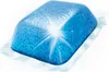 A single blue cleaning tab in its packaging, presented on a white background. Produktbild-Vorschau