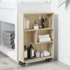 A bathroom storage cart filled with various toiletries and towels. Anteprima dell’immagine prodotto