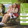 TRESKO® Campingstuhl Faltbar bis 200kg | Faltstuhl mit Produktbild-Vorschau 7