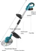 Akku-Rasentrimmer, Akku-Unkrautvernichter, mit 2 Batterien, Produktbild-Vorschau 2
