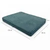 HUNDEBETT HUNDEKISSEN HUNDEMATTE CORD XL 120x80 CM Türkis Produktbild-Vorschau 5
