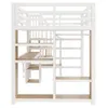 Flieks Etagenbett 140x200cm mit Kleiderschrank, Jugendbett Produktbild-Vorschau 9