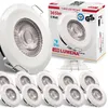 12x LED Bad Einbaustrahler Ultraflach 5 Watt Weiß 230V Rund Produktbild-Vorschau 1