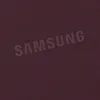 A close-up of a dark purple textured surface with the Samsung logo embossed on it. Podgląd zdjęcia produktu