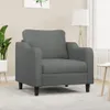 vidaXL Fotel ciemnoszary 60 cm tkanina Podgląd zdjęcia produktu 2